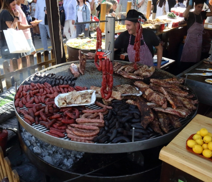 Comida en el Feiron Medieval