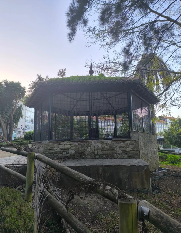 Cubierta de los Jardines de Lombardero