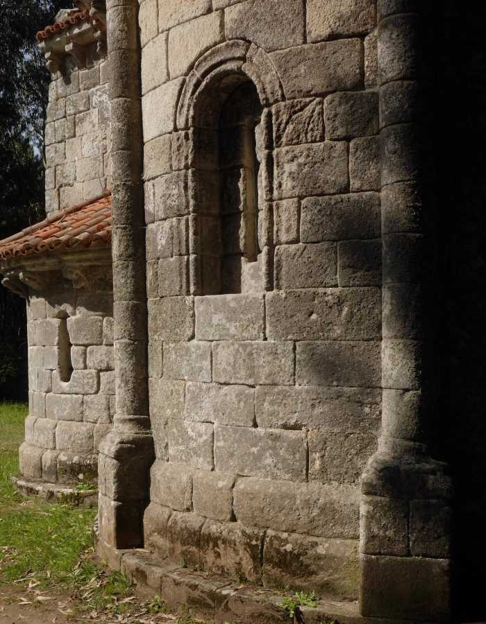 Detalle de Capilla de San Miguel de Breamo