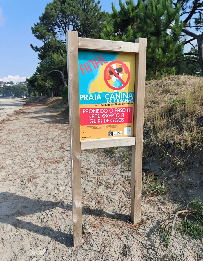 Playa canina de Cabanas