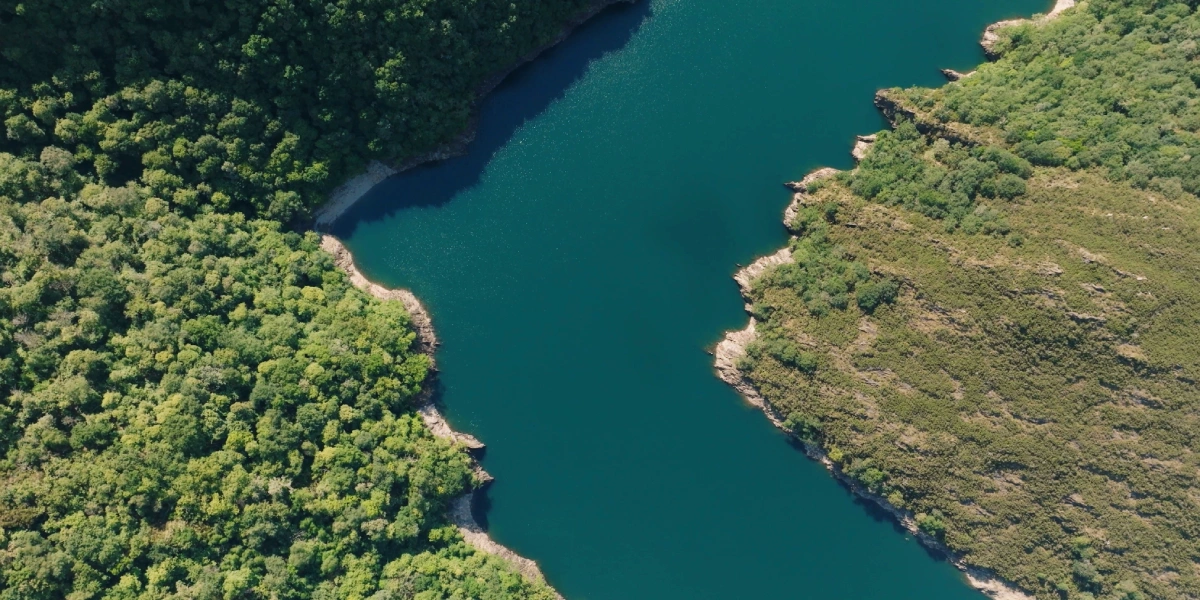 Río Eume plano aéreo