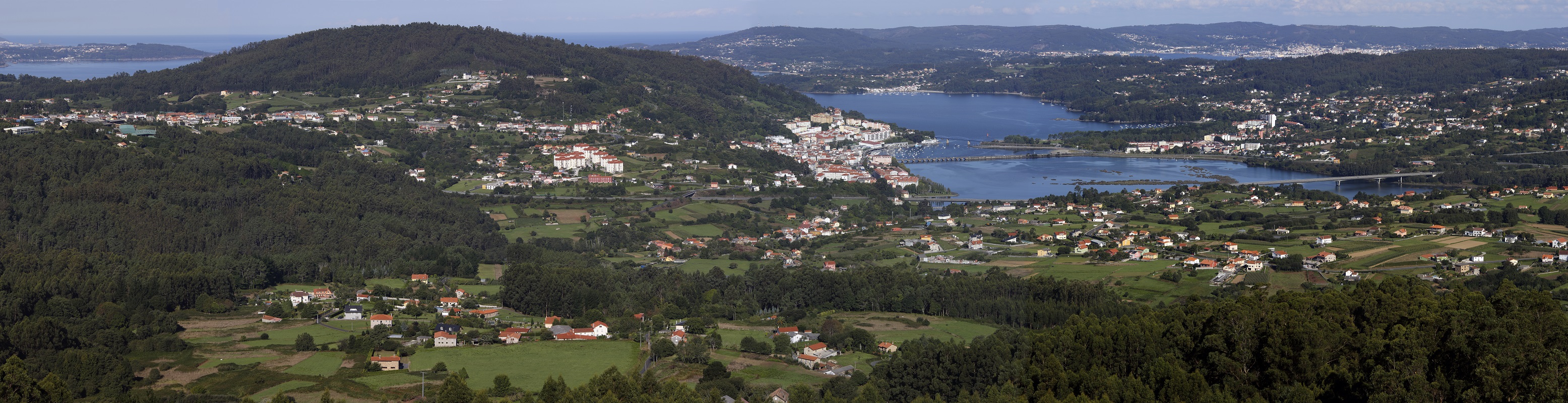 panorámica desde el castillo de los Andrade