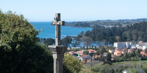 Cruceiro de Santo Andre en Cabanas